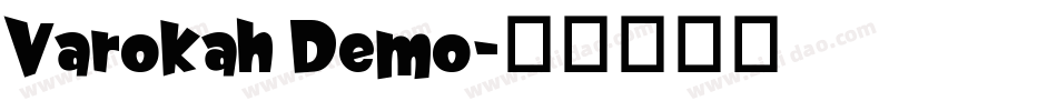 Varokah Demo字体转换